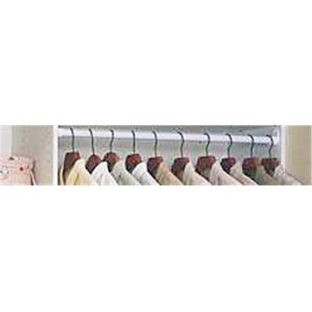 EASY TRACK CLOSET Easy Track Closet Easy Track Wardrobe Rods With Ends  RR1036-4 RR1036-4